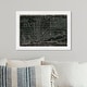 preview thumbnail 7 of 19, Oliver Gal 'Chicago Railroad' Maps and Flags Framed Wall Art Prints US Cities Maps - Black, Gray 15 x 10 - White