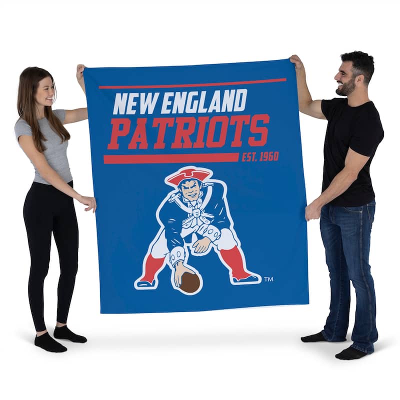 NFL New Enland Patriots 40 YD Dash Legacy Patriots Wall Hanging - 50"x60"