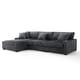 preview thumbnail 97 of 153, 118.4"W Plush Modular Sectional Sofa with Pillows