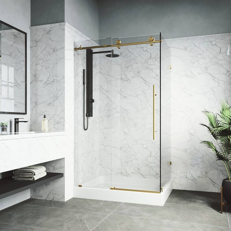 VIGO Elan E-Class Frameless Sliding Shower Enclosure