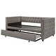 preview thumbnail 11 of 18, Kahler Weave Fabric Daybed with Metal Slats by iNSPIRE Q Classic
