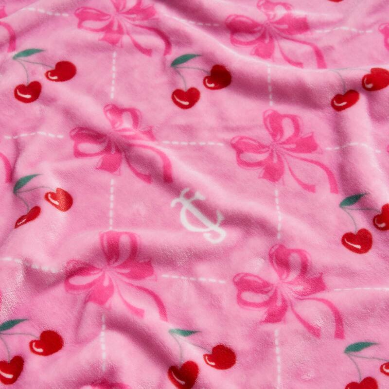 Juicy Couture 60"x70" Plush Throw Blankets