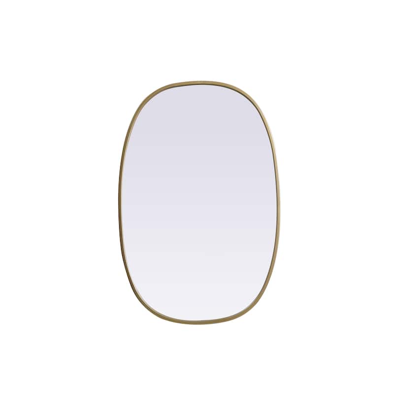 Elegant Lighting MR2B2030 Brynn 20" W x 30" H Modern Oval Bathroom