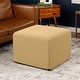 preview thumbnail 3 of 3, Jaxx Monroe Square Foam Ottoman with Stain Resistant Performance Fabric