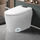 preview thumbnail 20 of 18, Smart Toilet Bidet Combo with Foot Sensor Open Cover/Seat, LED Display, Self-Cleaning Nozzle, Heated Seat, Night Light