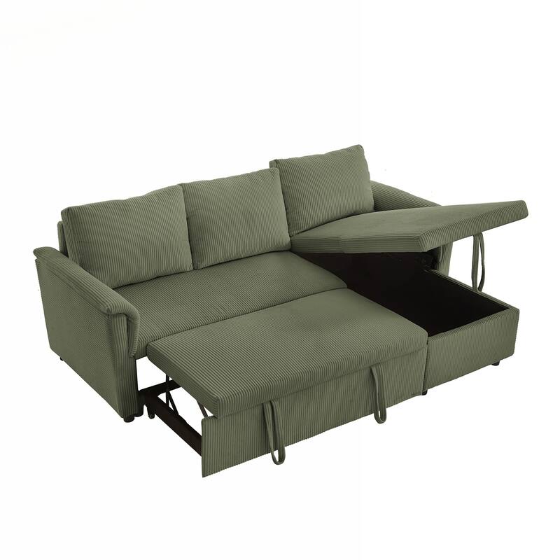 Versatile Convertible Sectional Sofa with Storage and Adjustable Backrest for Ultimate Comfort