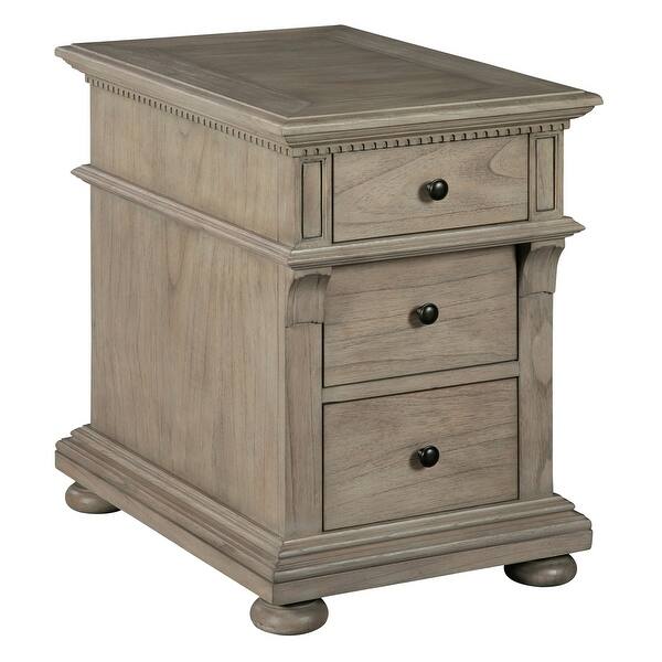 slide 2 of 2, Hekman Chairside Chest Grey Brown