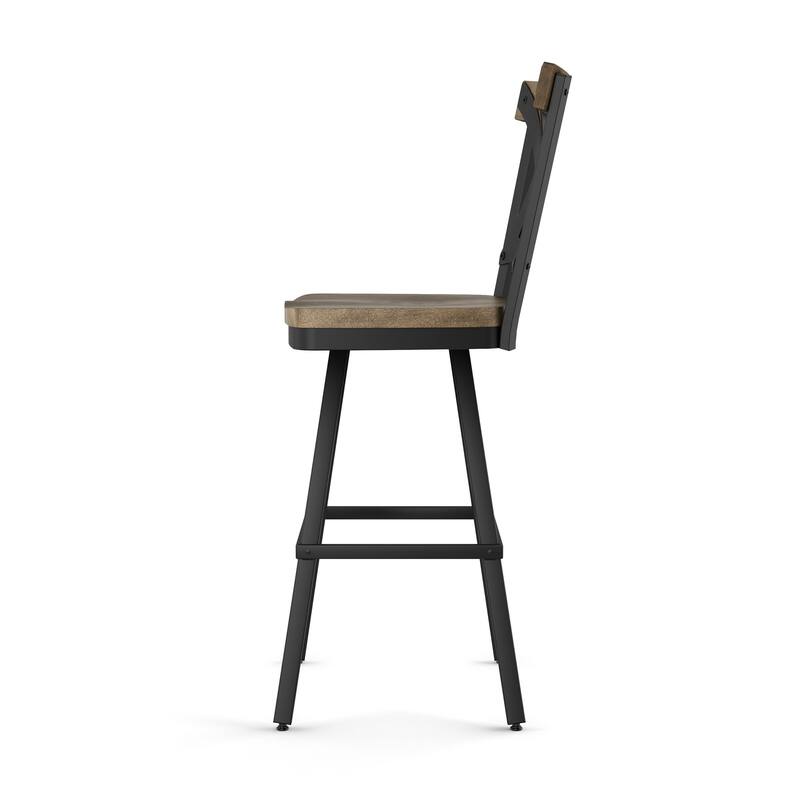 Amisco Jasper Swivel Counter and Bar Stool