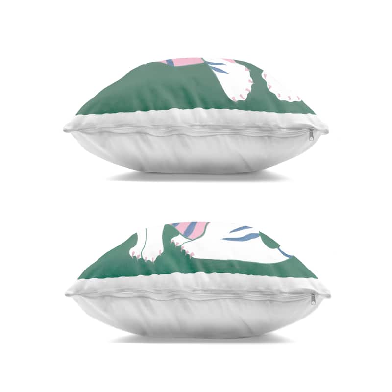 Stupell Fierce Lounging Tigers Decorative Printed Throw Pillow Design by Melissa Wang (Set of 2)