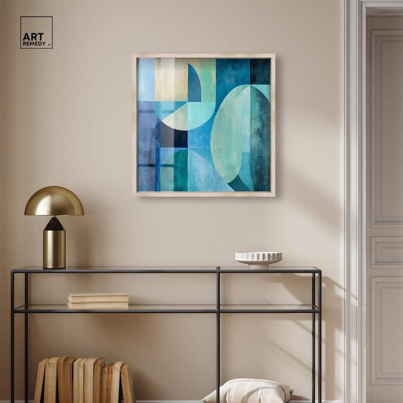 Color Blocks II Shadowbox by Art Remedy