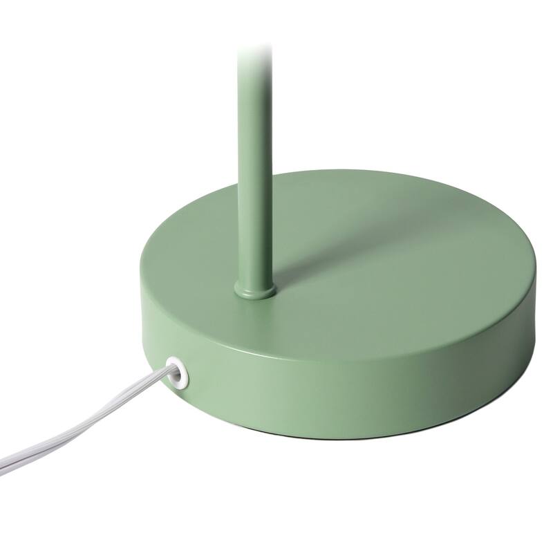 Angled Arm Desk Lamp with Adjustable Cone Shade - 16" - Sage Green