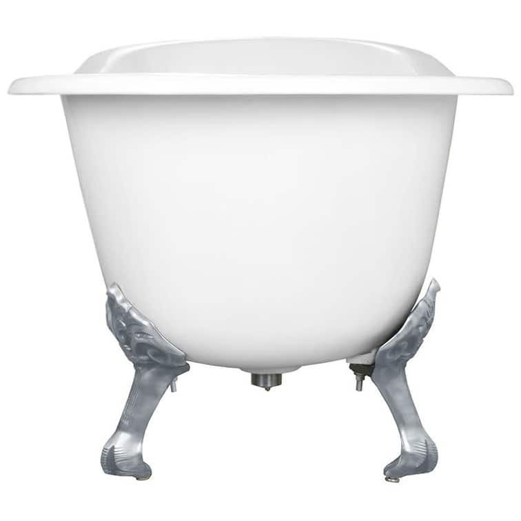 Kingston Brass Aqua Eden 67" Cast Iron Clawfoot Tub