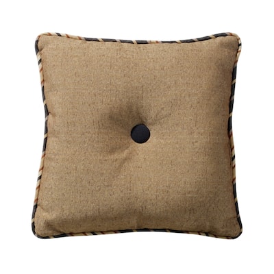 HiEnd Accents Ashbury Tufted Throw Pillow, 18"X18"