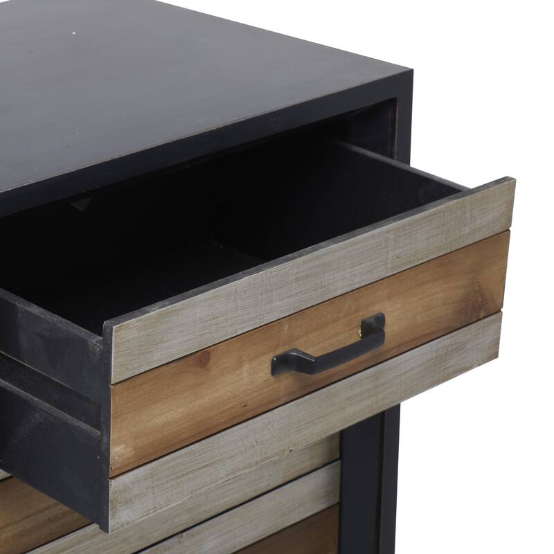 Wooden Room Cabinet - Black - Roche River Decor