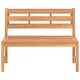 preview thumbnail 3 of 5, vidaXL Patio Bench 44.9" Solid Teak Wood