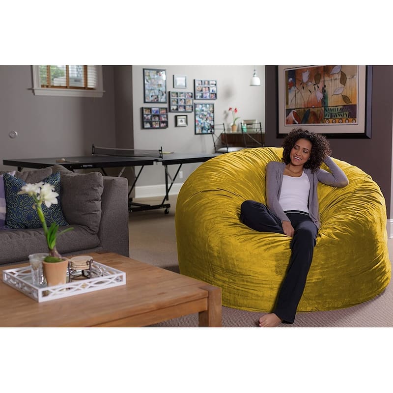 6-foot Memory Foam Bean Bag Chair