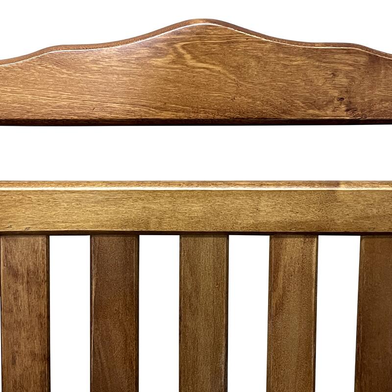 Balcony Porch Adult Rocking Chair with Wide Seat and Armrest