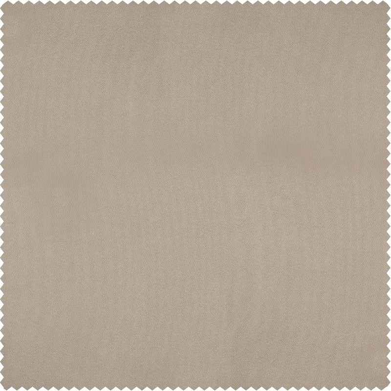 Exclusive Fabric Faux Silk Taffeta Solid Blackout Curtain (1 Panel)