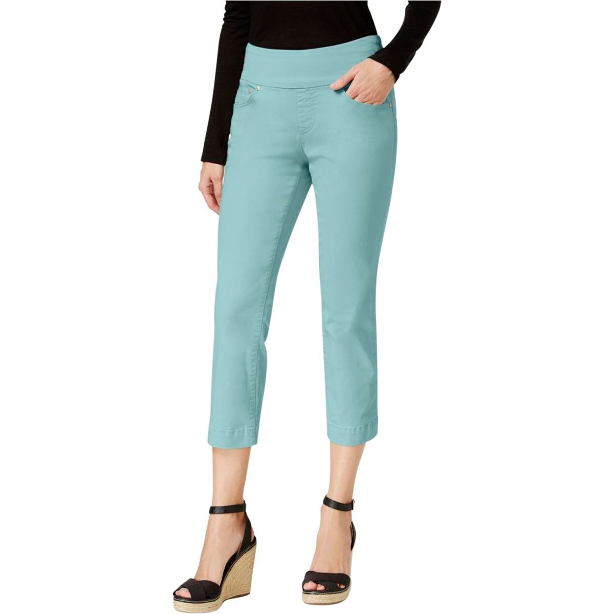 womens flat front jeans