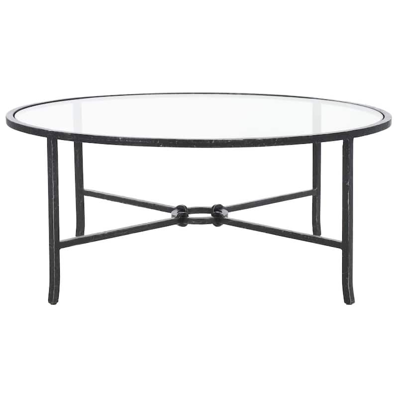 SAFAVIEH Couture Tauri Forged Metal Round Coffee Table - 36"W x 36"D x 15"H