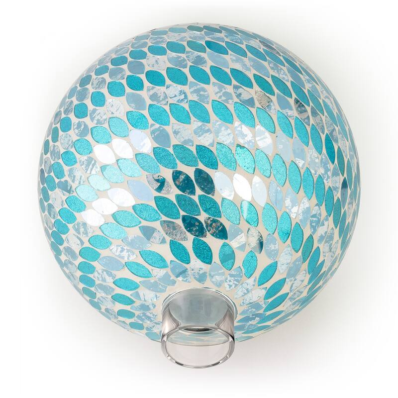 10-inch Purple Mosaic Gazing Ball