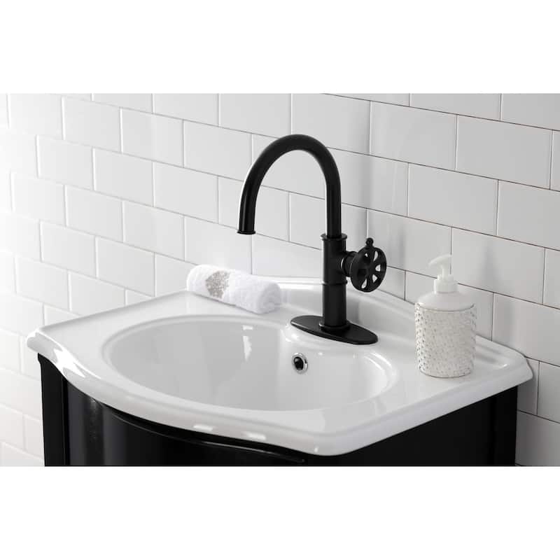 Kingston Brass Belknap 1.2 GPM Deck Mounted Single Hole Bathroom
