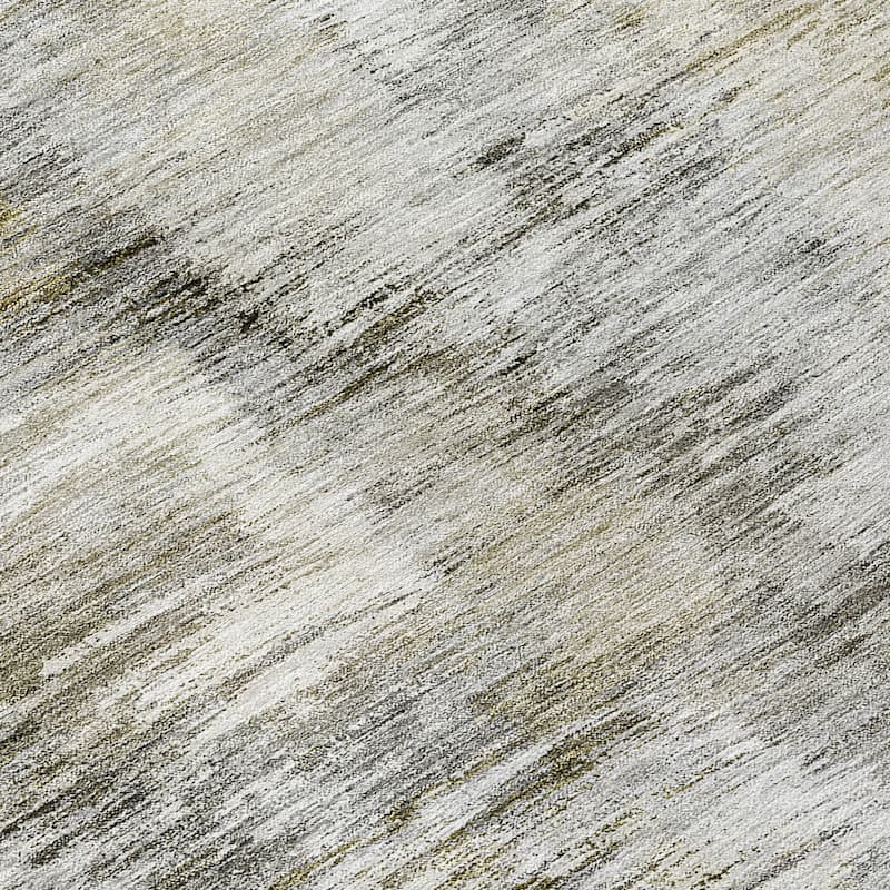 Machine Washable Indoor/ Outdoor Chantille Solid Abstract Rug