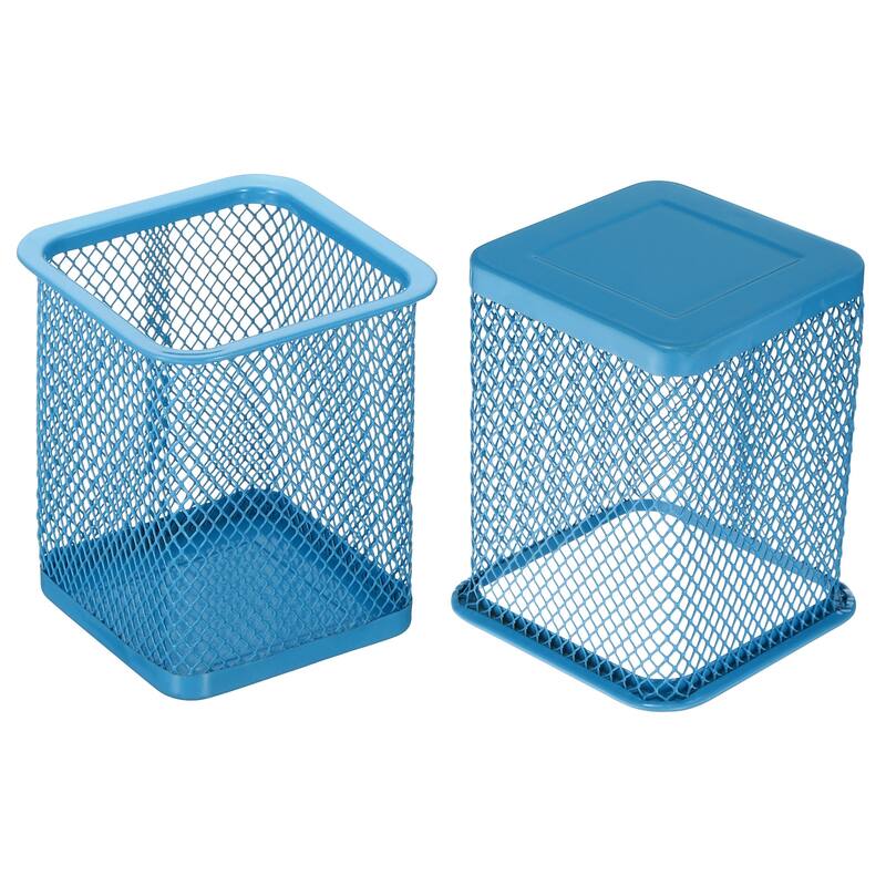 Mesh Pen Holder Pencil Holder Pencil Basket Pen Cup Organizer Square - 80 x 95mm