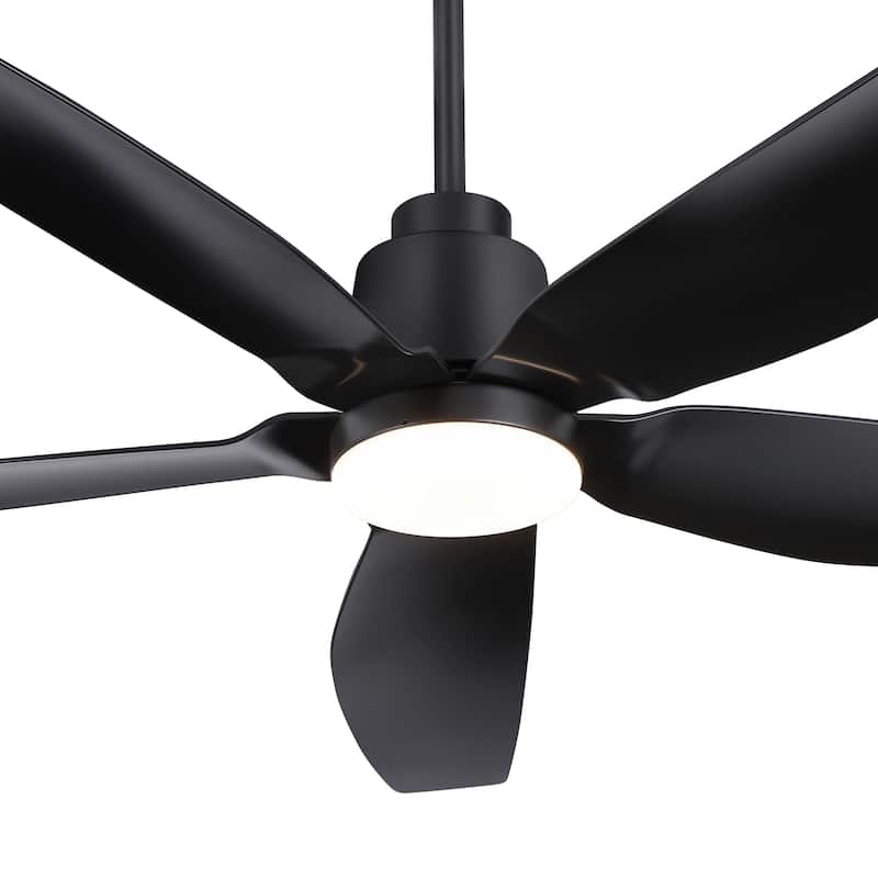 42"/52" Waterproof 5-Blade Outdoor Ceiling Fan with LED Light and Remote