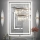 preview thumbnail 5 of 52, LED Bathroom Vanity Mirror Wall Mounted with Double Light Strip, 3-Color Dimmable, Anti-Fog, HD Tempered Glass, UL-Listed, ETL
