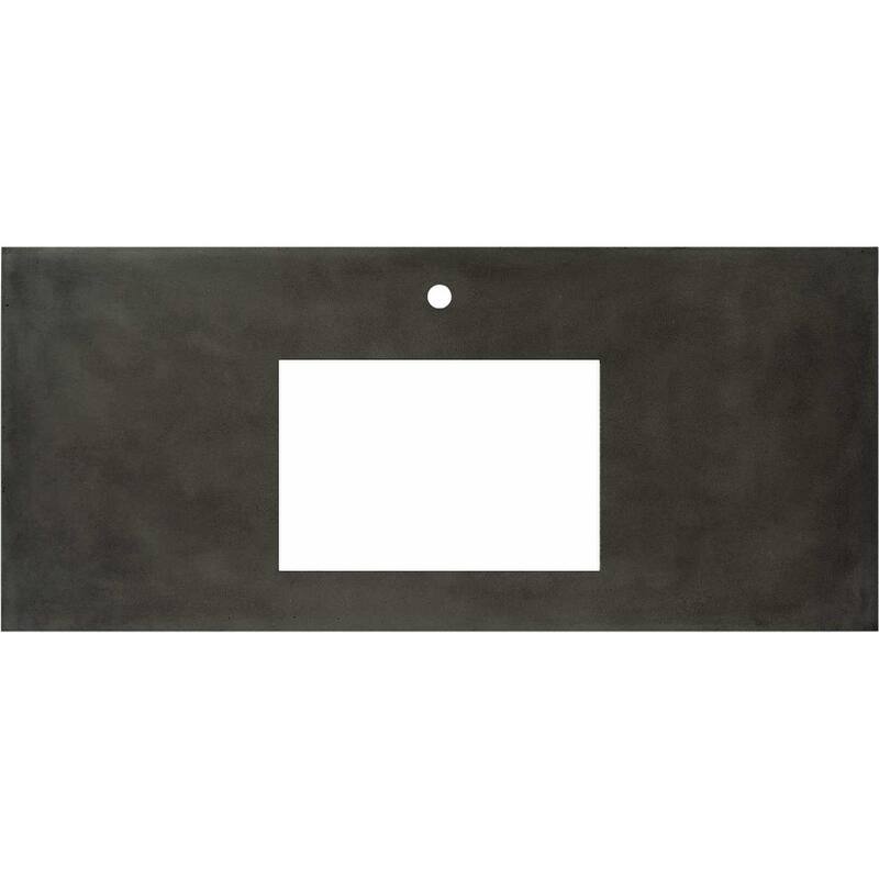 Native Trails VT48-R1812-NS-1 NativeStone 48" Stone Composite Vanity - Slate