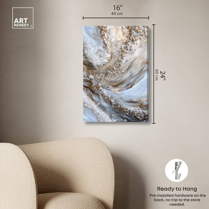 Effervescent Earth III Canvas by Art Remedy, Gallery Wrapped