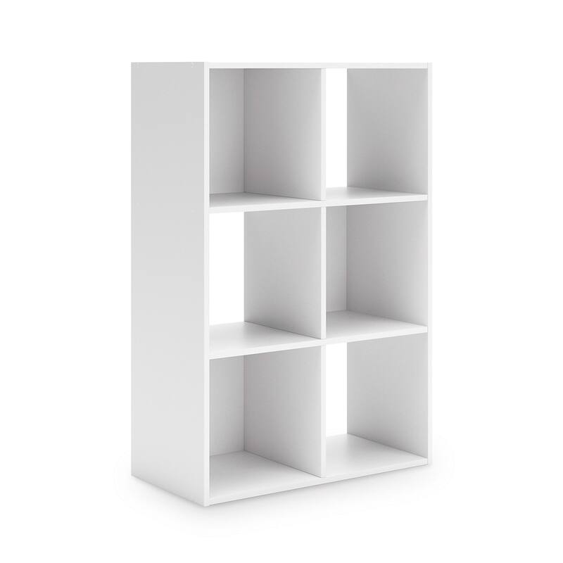 Signature Design by Ashley Onita White 6 Cube Organizer - 24" W x 12" D x 35" H