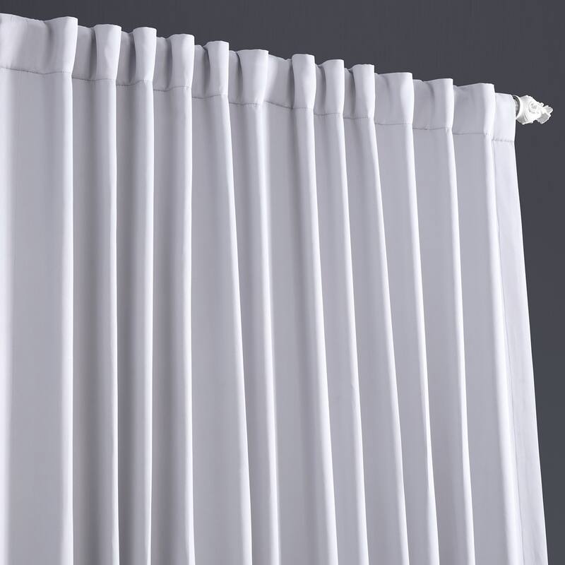 Exclusive Fabrics Extra Wide Room Darkening 84-inch Curtain (1 Panel)