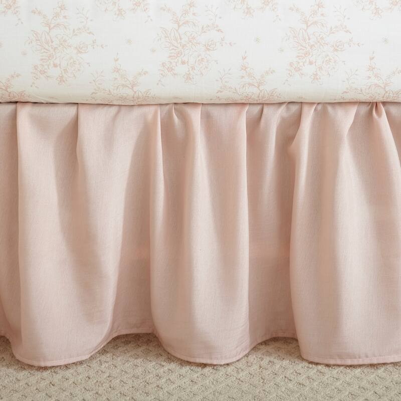 Heritage Blush Velvet Baby Bedding Set - Levtex Baby