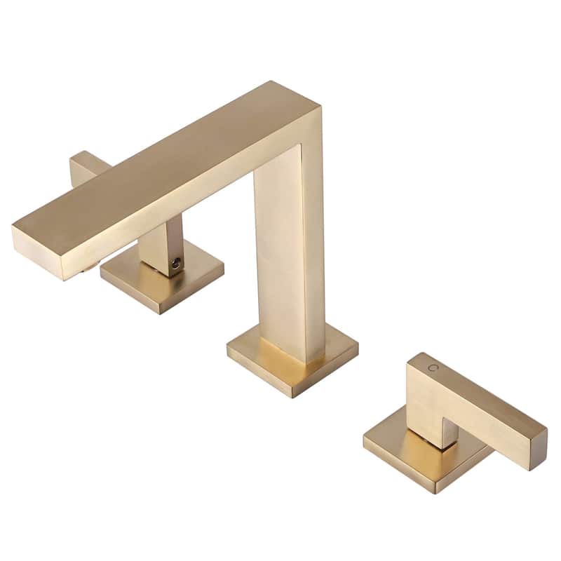 Fine Fixtures Square Bathroom Faucet, 8" Spread
