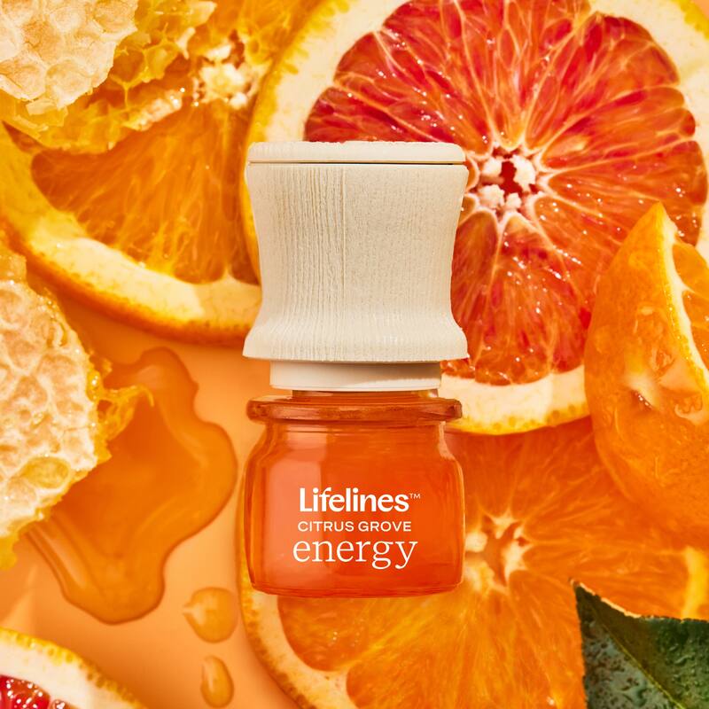 Lifelines "Waves" Ultrasonic Diffuser - Cascading Mist and Light plus Essential Oil Blend
