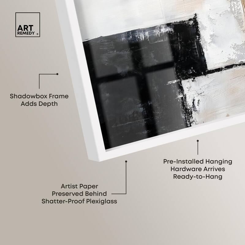 Black Dust and White Ash II Shadowbox by Art Remedy