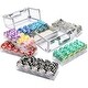 preview thumbnail 2 of 2, 600 Ct Las Vegas 14 Gram Poker Chip Set w/ Acrylic Carrier & Chip Trays