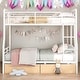 preview thumbnail 2 of 16, Modern Full XL Over Queen Bunk Bed with 2 Drawers,Save Space or Split Into 2 Beds for Bedroom