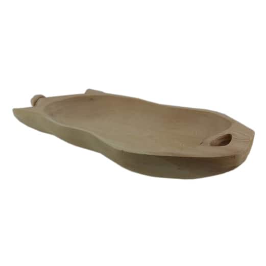 Hand Carved Wooden Pig Platter Decorative Serving Tray 16 1 2 Inches Long 1 5 X 16 5 X 6 5 Inches Overstock 18517049