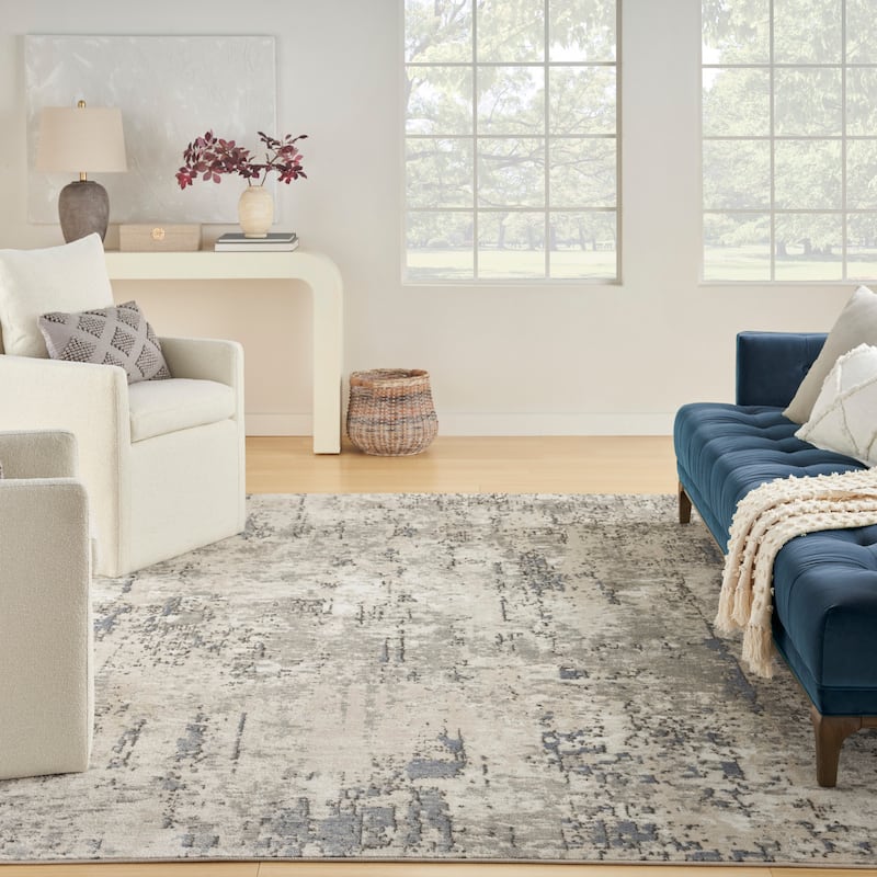 Nourison Concerto Modern Abstract Distressed Area Rug