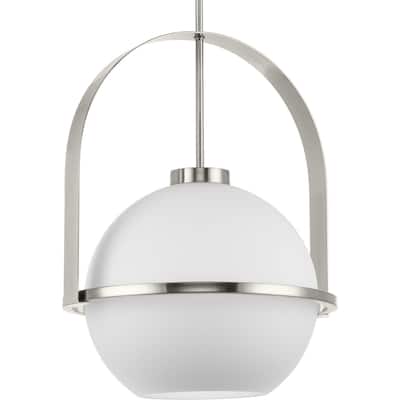 Progress Lighting P500359 Delayne 16" Wide Pendant with Frosted Glass