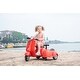 preview thumbnail 14 of 13, Retro Style Kids Electric Motorcycle with Dual Seats LED Lights and Anti Rollover Frame for Outdoor Play and Gifting
