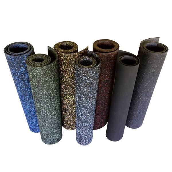 slide 2 of 6, Rubber-Cal "Elephant Bark" Rubber Flooring - 3/16 in. x 4 ft. x 4.5 ft. - Candy Corn - 48 x 54