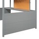 preview thumbnail 5 of 23, Modern Versatility Full size Wooden Loft Bed with Desk and Writing Board, No Box Spring Required, Maximized space