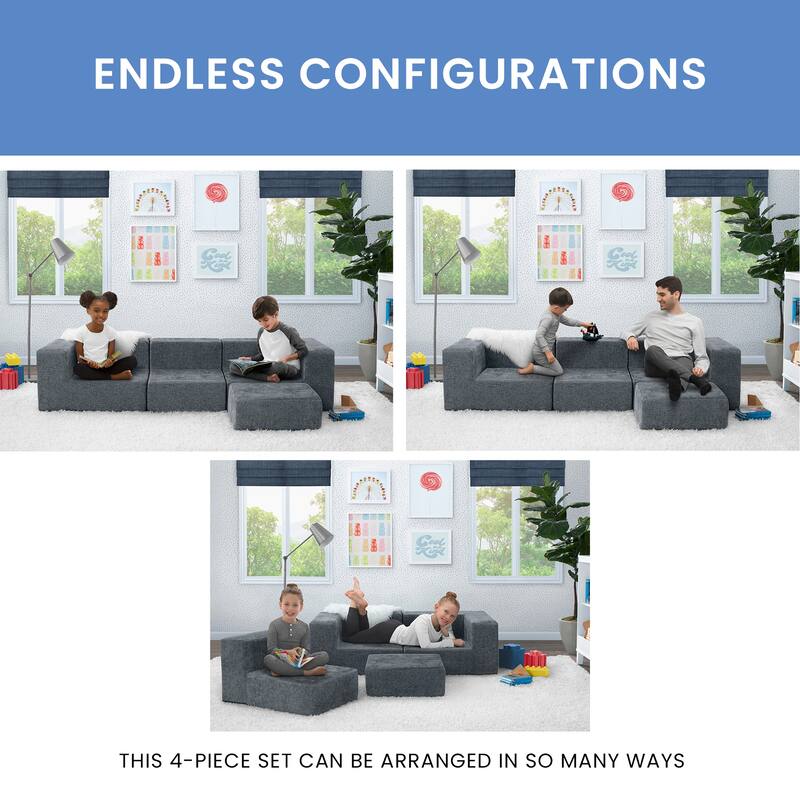 Cozee 4-Piece Sectional Sofa Set