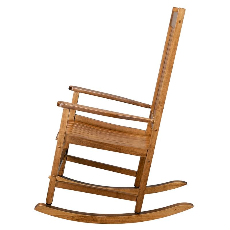 Outdoor Simple Style Wooden Rocking Chair