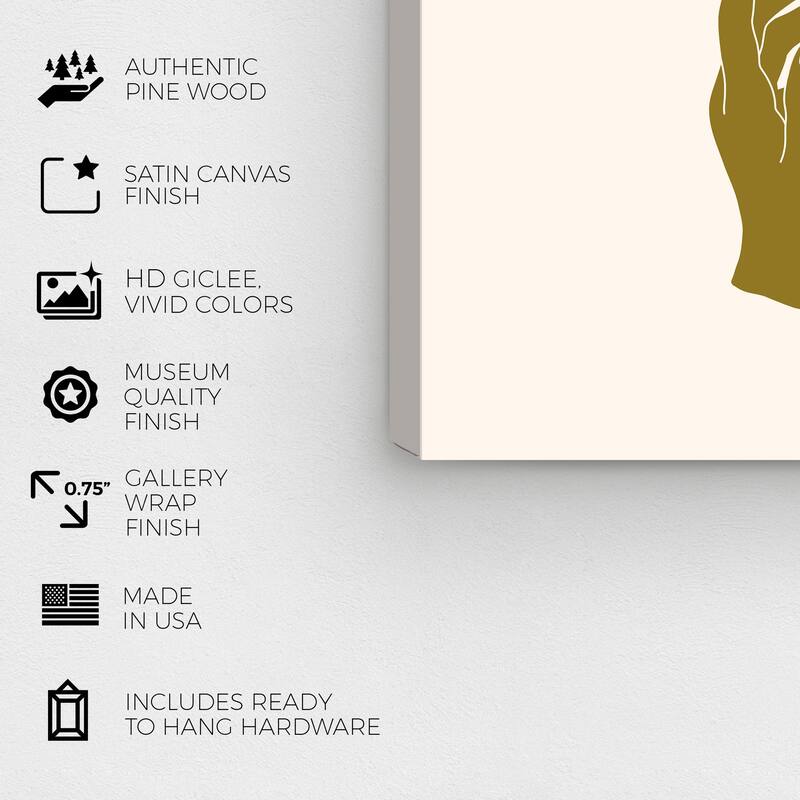 Wynwood Studio Canvas Spiritual and Religious Sun Power Plain Orange Modern & Contemporary Wall Art Canvas Print