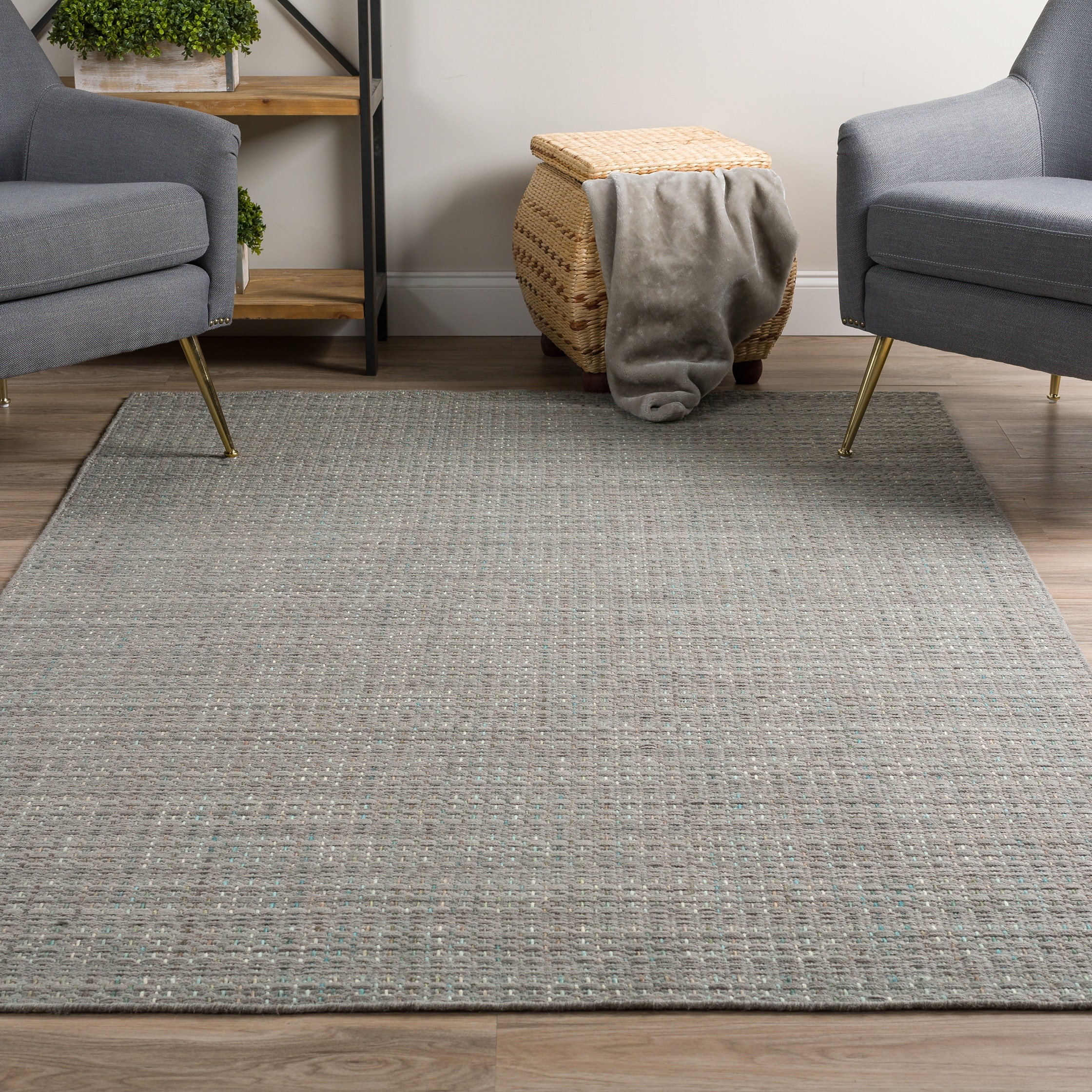 5'x7'6"Handmade Modern Contemporary Wool Area rug Ivory 2'x3' 3'x5',4'x6' 
